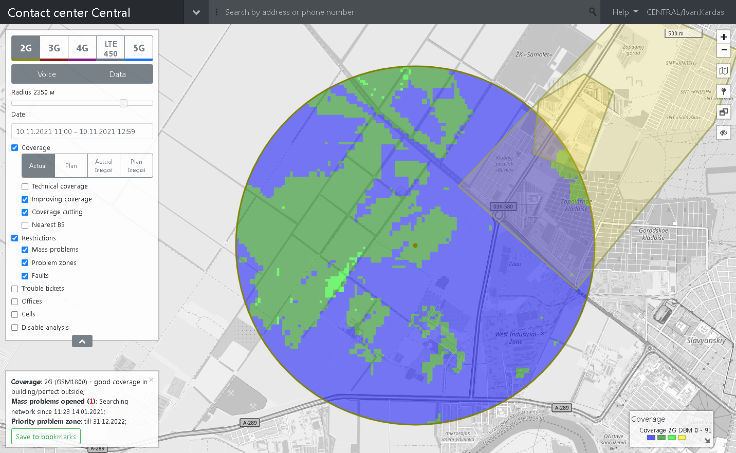 Torus Maps in Tele2